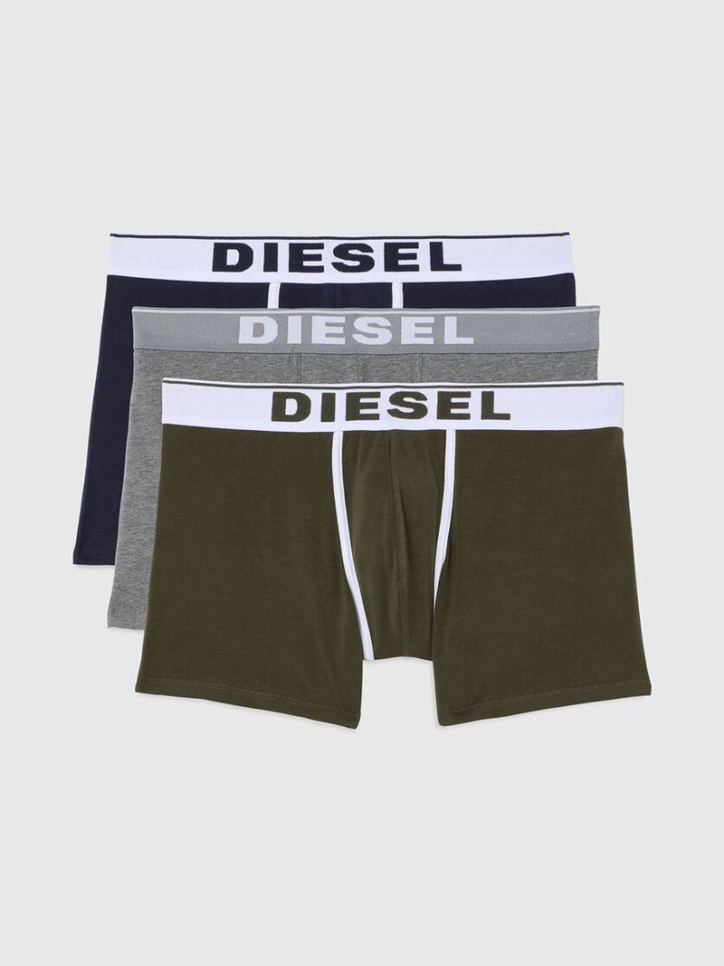 Roupa Interior Diesel Umbx-Sebastianthreep Homem - Azuis/Verdes OIWBH-1347